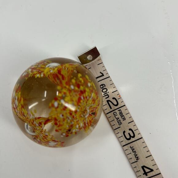 Hand Blown glass paperweight - Picture 8 of 8